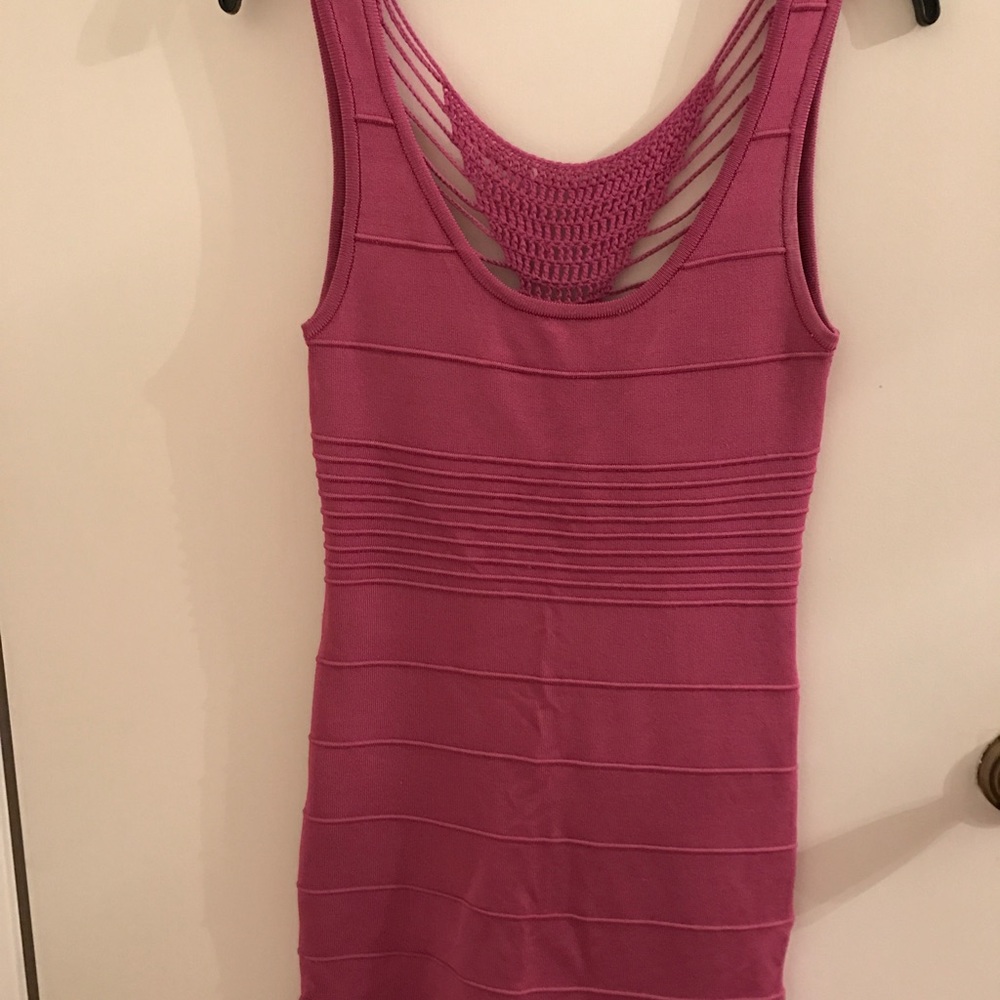 Bebe Pink Bandage Dress Size Small